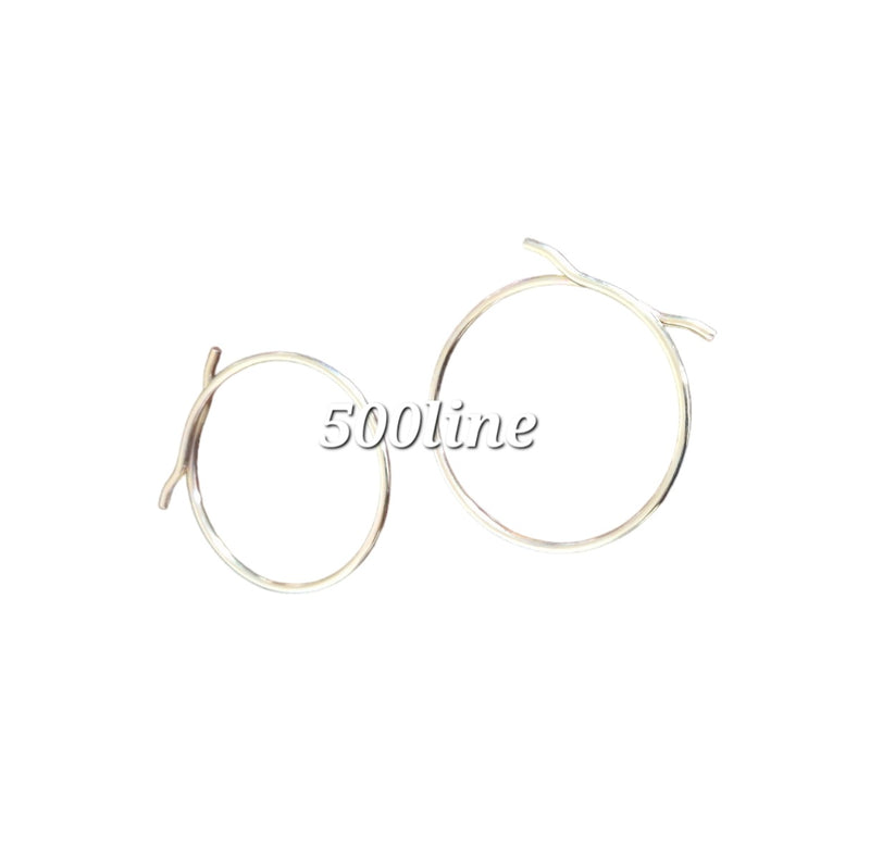 Colliers de serrage souples pour fixation de tuyaux de chauffage – Fiat 500 | d'origine