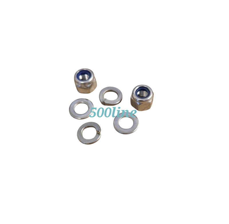 Fiat 500 Vergaser-Befestigungssatz 126 hohe selbstsichernde Muttern