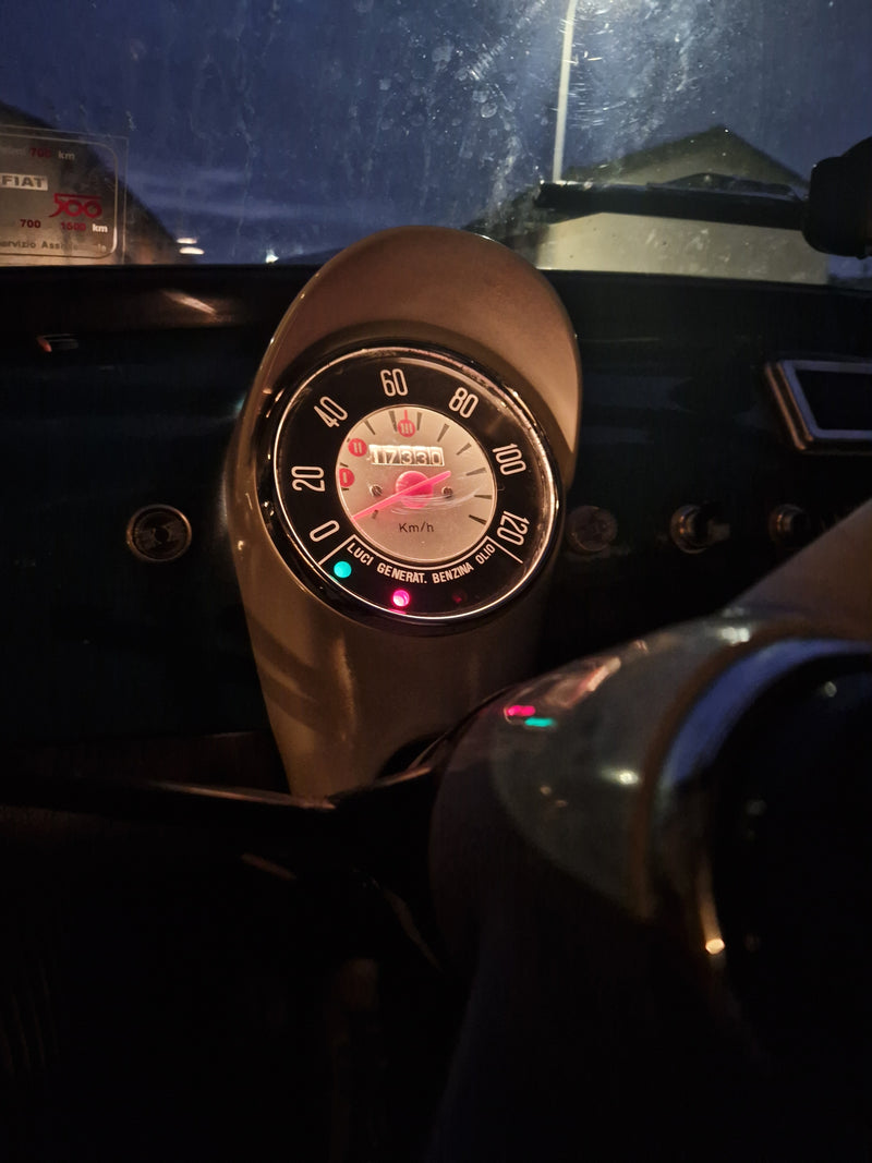 Bombilla de velocímetro 12V 6W de alta luminosidad para Fiat 500 N D F R