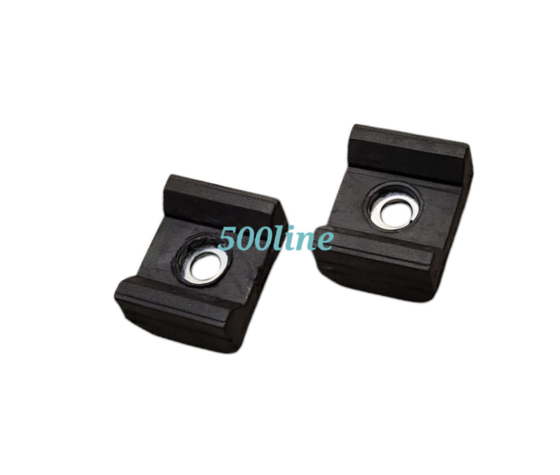 Set versterkte rubberen stoelpoten Fiat 500 126