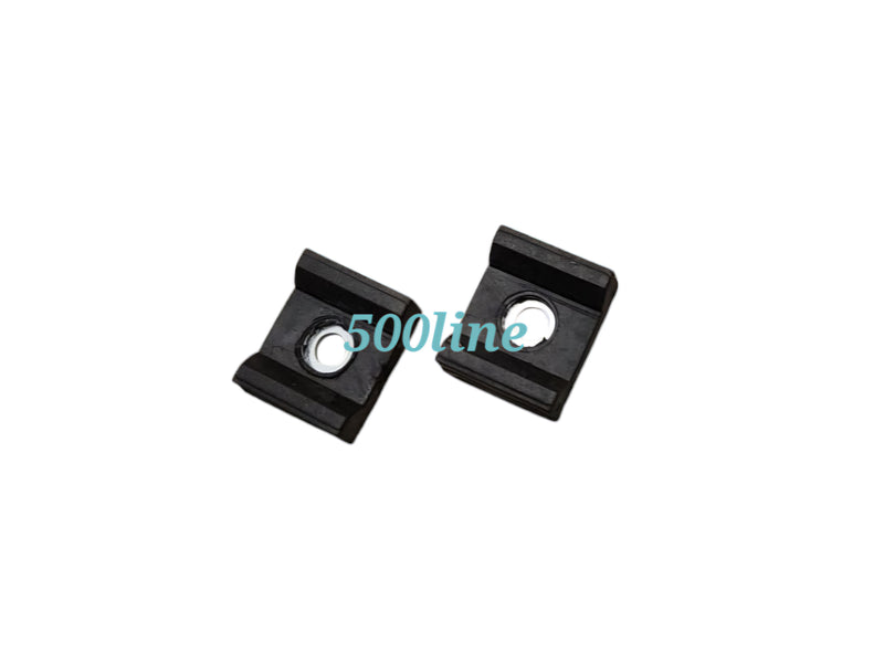 Set versterkte rubberen stoelpoten Fiat 500 126