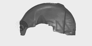 Paso de rueda trasero interior derecho para Fiat 600 clásico