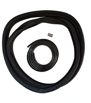 Guarnizione Lunotto Fiat 500 L completa di cromatura interna e giunto cromato top 