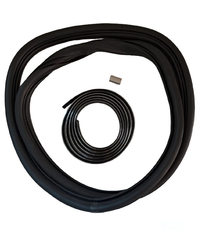 Guarnizione Lunotto Fiat 500 L completa di cromatura interna e giunto cromato top 