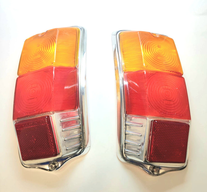 Pair of high quality Fiat 500 FLR rear light covers STARS