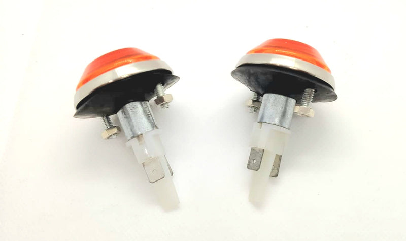 Coppia Freccette Laterali Fiat 500 D F L R Epoca Come Originali Alta Qualità