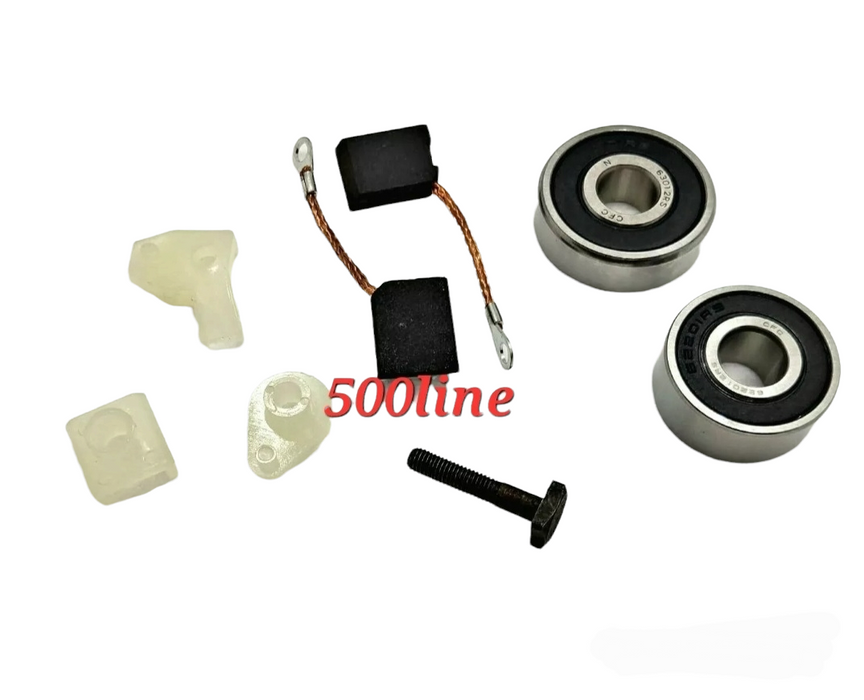 Kit Revisione Totale Dinamo Fiat 500 D F L R Epoca Alta Qualità ASI con vite restauro dinamo top