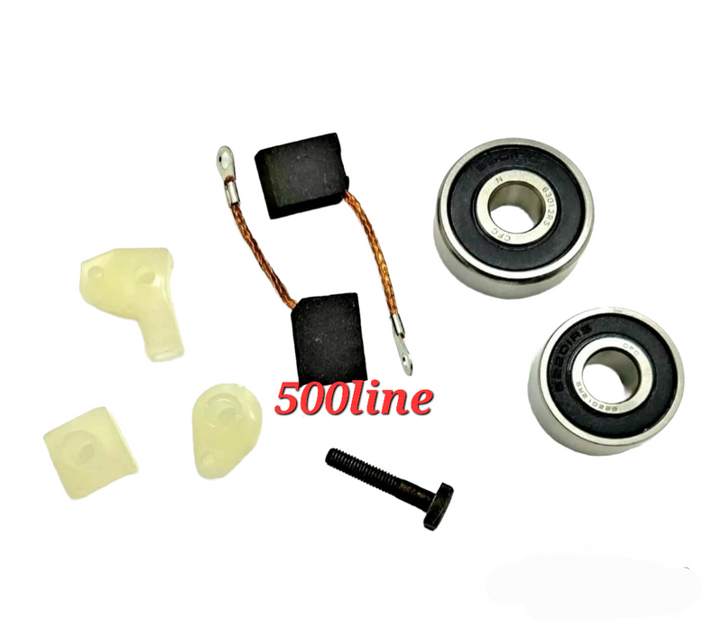 Kit Revisione Totale Dinamo Fiat 500 D F L R Epoca Alta Qualità ASI con vite introvabile
