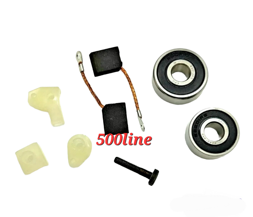 Kit Revisione Totale Dinamo Fiat 500 D F L R Epoca Alta Qualità ASI con vite introvabile