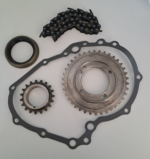 Kit distribuzione catena antivibrazione per Fiat 500 D F L R 126 epoca, include paraolio, catena, corone e guarnizione" ultraperformante