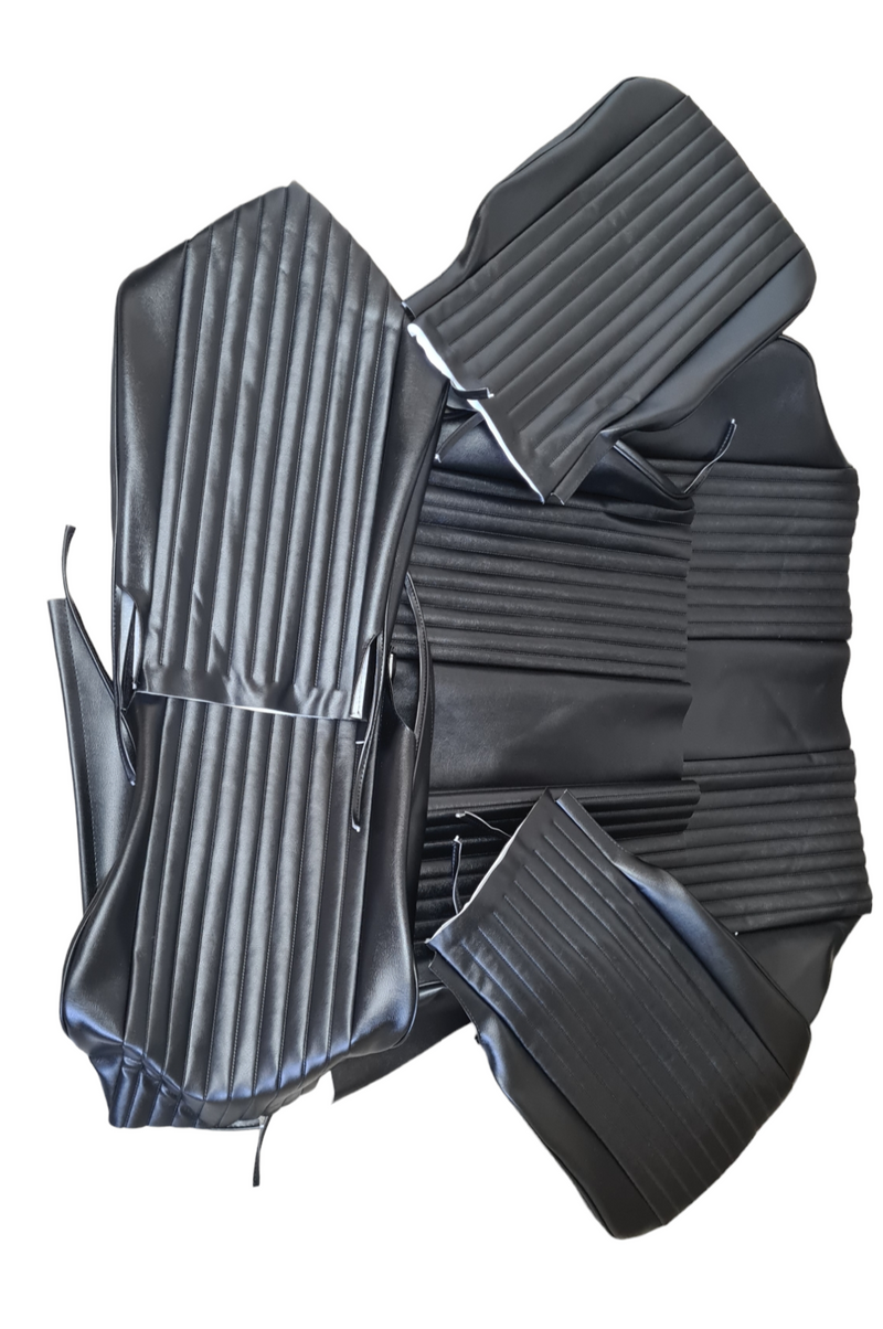 Kit fundas asientos negro Fiat 500 L época alta calidad