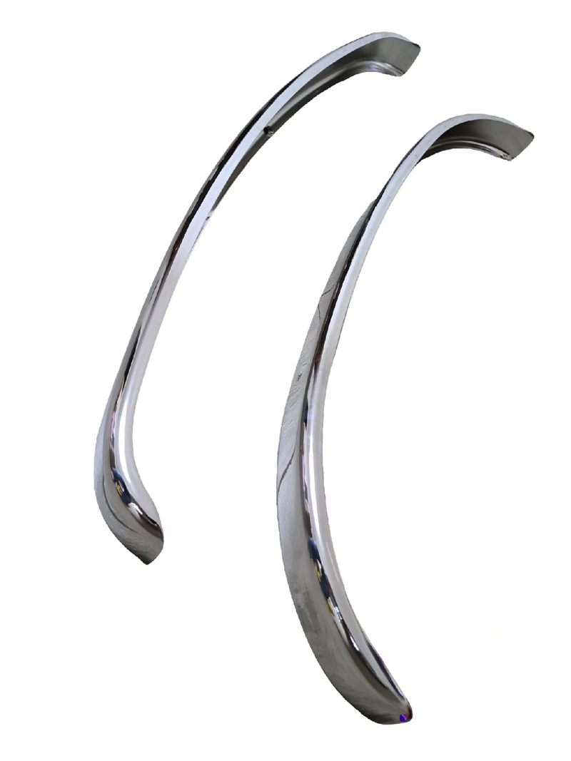Paar hoogwaardige replica-bumperschermen voor Fiat 500 N D F L R, 45 micron