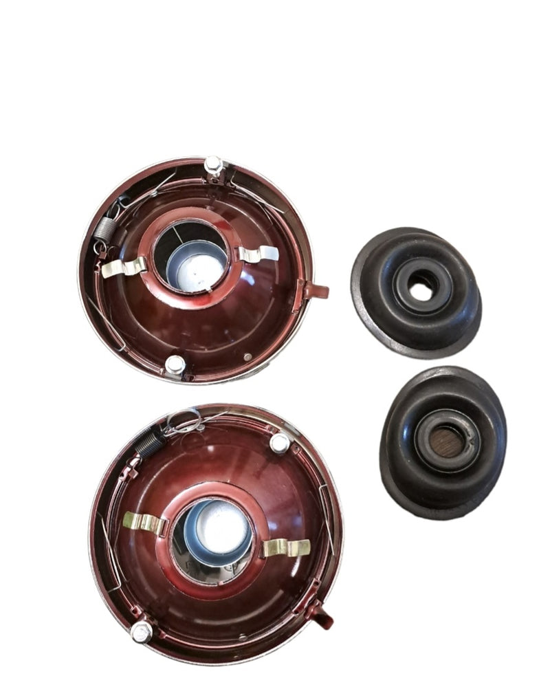Pareja de faros delanteros principales para Fiat 500 F, L y R