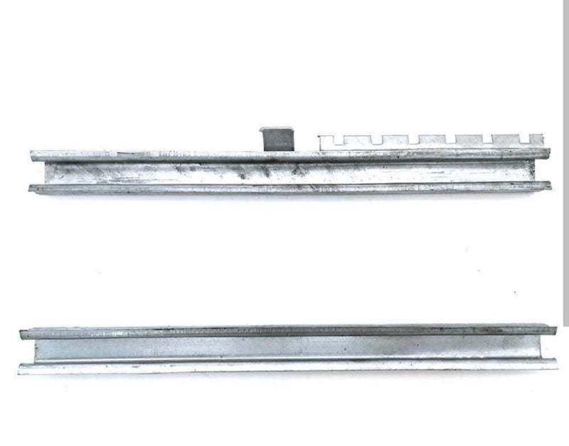 Coppia guide sedile da saldare su pianale Fiat 500 N D  F L R 126 Giardiniera