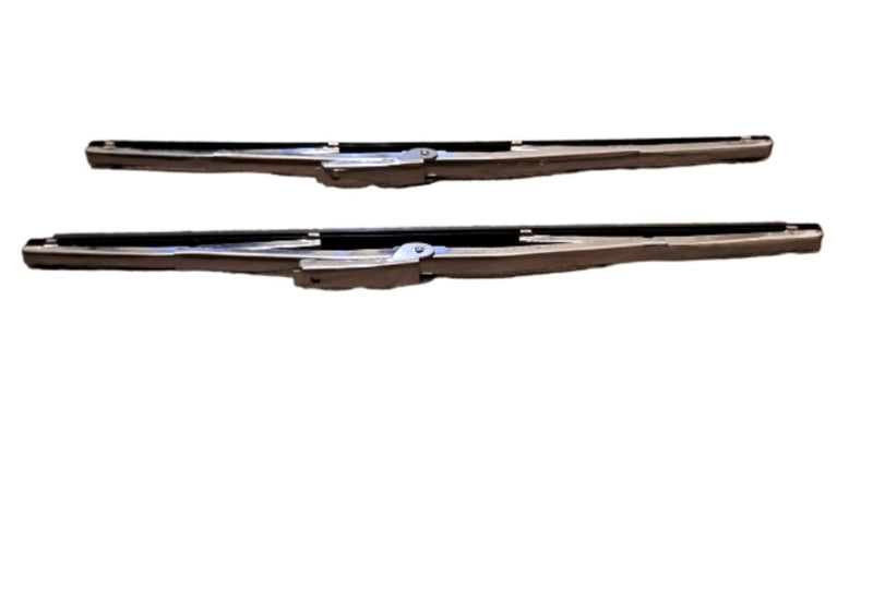 Coppia spazzole cromate tergicristalli Fiat 500 F L R  Giardiniera