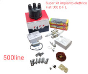 Super Kit Revisione Impianto Elettrico Spinterogeno accensione Vecchia Fiat 500 D FL Epoca