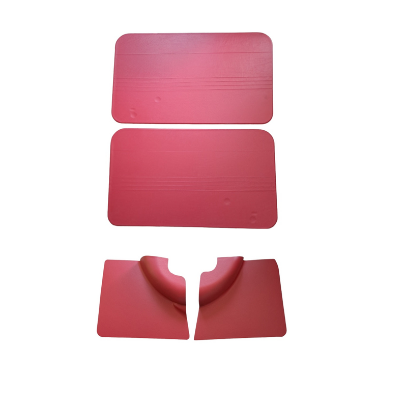Kit completo paneles color rojo Fiat 500 F