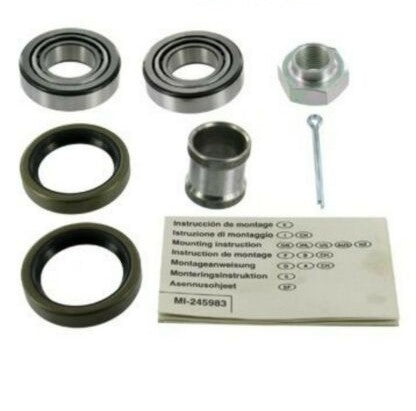 Kit de rodamientos de rueda trasera para Fiat 500 clásico N D F L R y 126, SKF